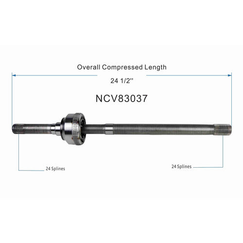 Front Right CV Axle Shaft Assembly Compatible with Land Rover Models 1994-1999 Discovery/Defender CV Joint Replace TDB-000180 TDB-500280 38263 RV-8007 80-0512 B17228N FTC-3146