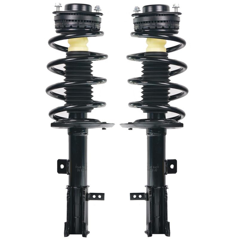 Maxfavor Front Complete Struts Shock Compatible with 2007-2010 Chrysler Sebring, for 2008-2014 Dodge Avenger Set of 2 Replacement 171131 171130 Suspension Shock Absorber with Coil Spring Assembly