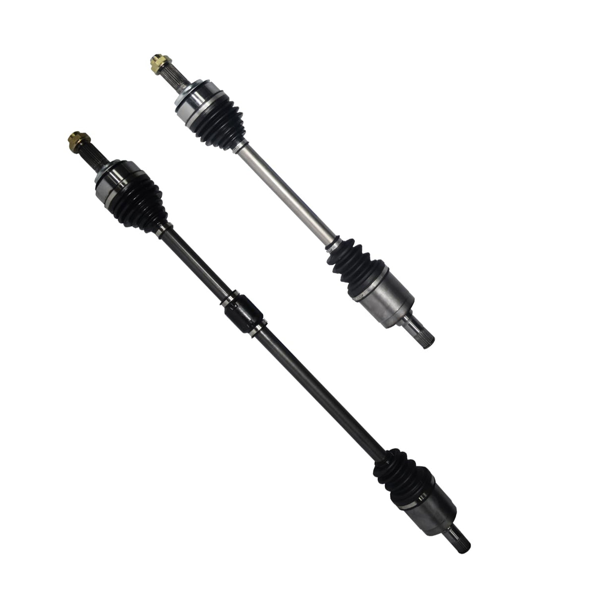 Front Pair CV Axle Shaft Assembly Compatible with Honda Models 2012 Civic HF, EX-L, LX, EX, DX Japan Built FWD Auto Trans CV Joint Replace 44306TR0J01 44306-TR0-J00 44306-TR0-J01 80-9846 44306TR0J00