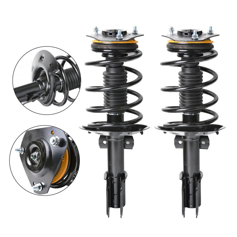 Maxfavor Front Complete Struts Assembly with Coil Springs Compatible with 2004 2005 2006 2007 2008 Pontiac Grand Shock Absorber Assembly Replace OE 172177 Set of 2
