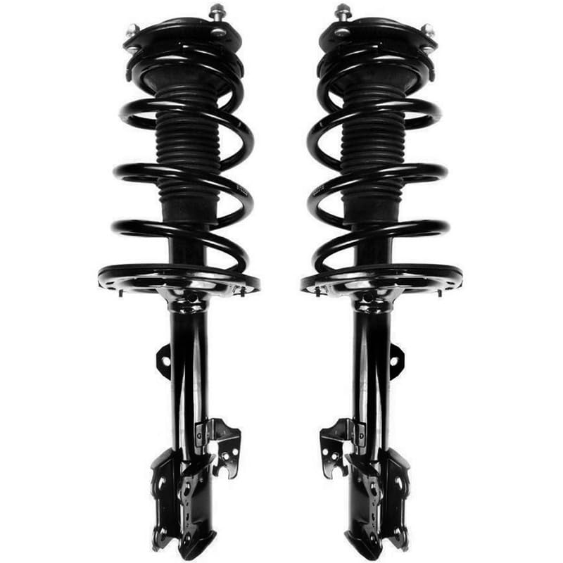 Maxfavor Front Shock Absorber Kit with Coil Springs Compatible with Toyota Highlander 2008-2010 Shock Absorber Assembly Replace OE 1333319L 1333319R Set of 2