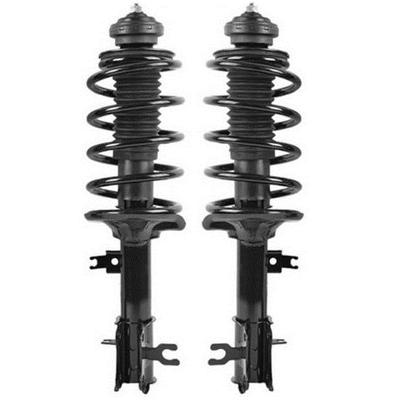 Maxfavor Front Shock Absorber Kit with Coil Springs Compatible with Chevy 2004-2012 Aveo 2007-2011 Aveo5, for Pontiac 2005-2008 Wave 2009 G3 Shock Absorber Assembly Replace OE 172296 172295 Set of 2