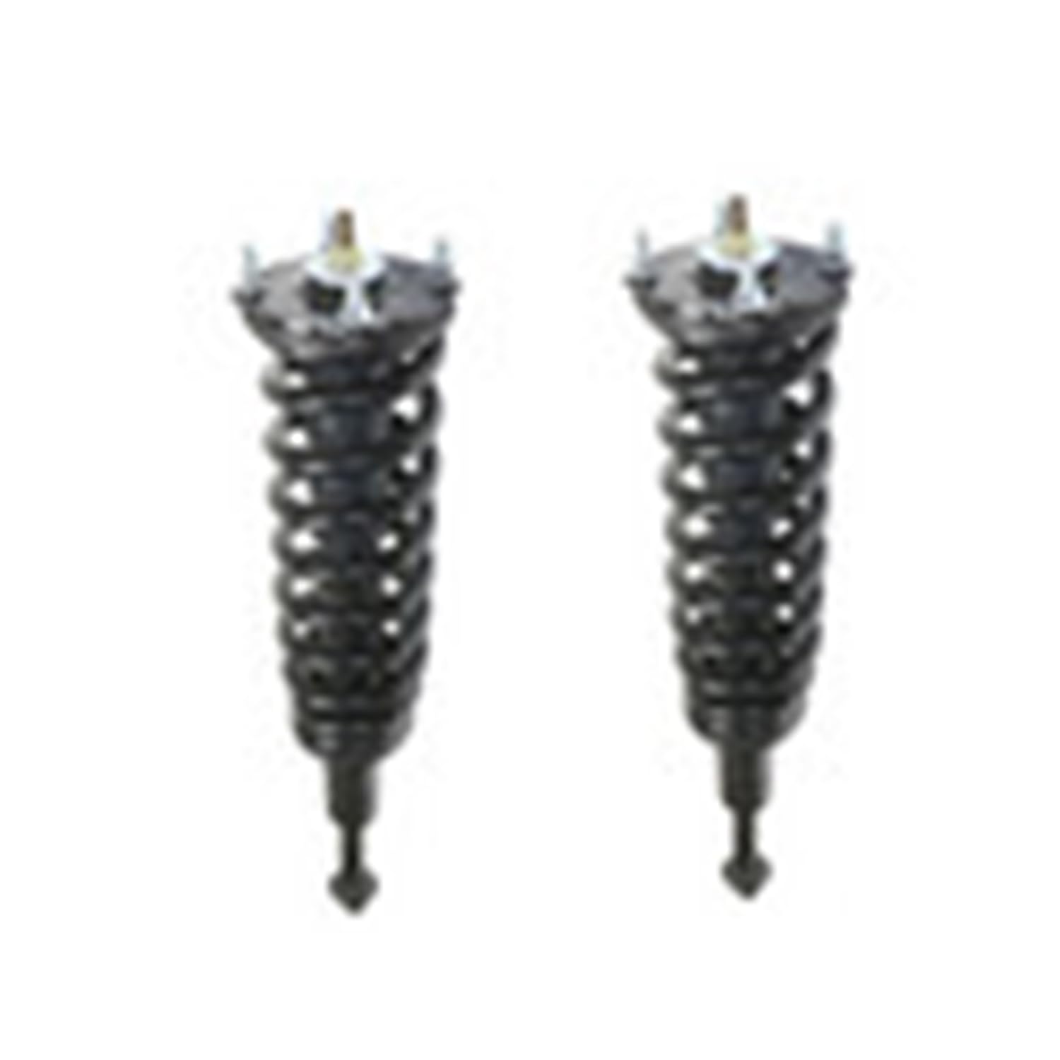 Maxfavor Front Complete Struts and Shocks Assembly Pair with Coil Spring Compatible with Toyota Tundra 2007-2021 4WD Models (Excluding TRD Package), Replacement for 2345558L 2345558R