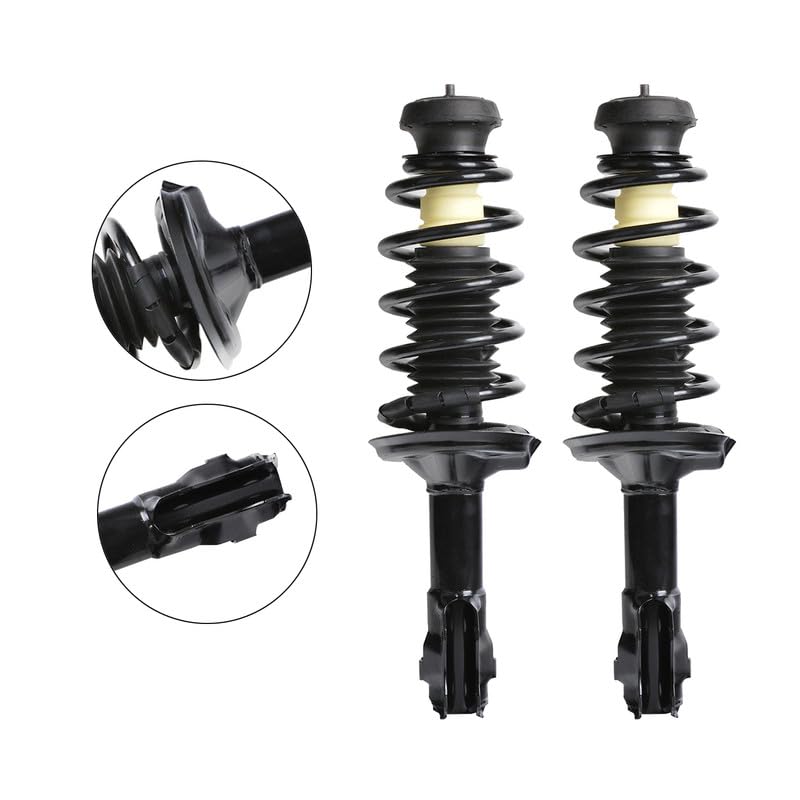 Maxfavor Front Complete Struts Assembly with Coil Springs Compatible with Volkswagen 1993-1998 Golf 1996-1998 Jetta Shock Absorber Assembly Replace OE 171933 Set of 2