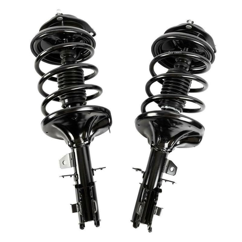 Maxfavor Front Shock Absorber Kit with Coil Springs Compatible with Spectra 2004 2005 2006 2007 2008 2009 Shock Absorber Assembly Replace OE 172301 172302 Set of 2