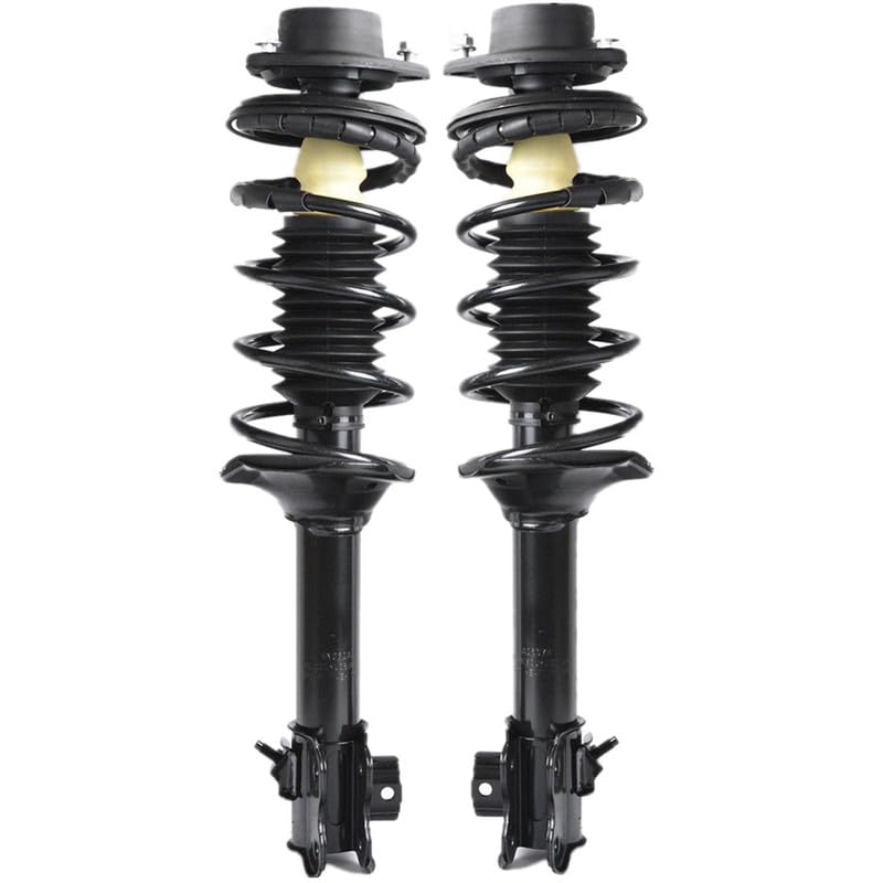 Maxfavor Rear Shock Absorber Kit with Coil Springs Compatible with 2000-2001 Altima Shock Absorber Assembly Replace OE 1331652L 1331652R Set of 2