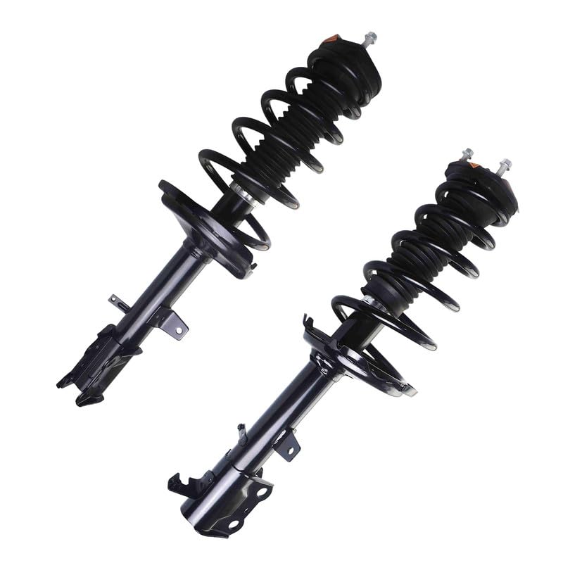 Maxfavor Rear Complete Struts Shock Compatible with Toyota Highlander 2009-2013 Set of 2 Replacement Suspension Shock 272490 272489 Absorber with Coil Spring Assembly