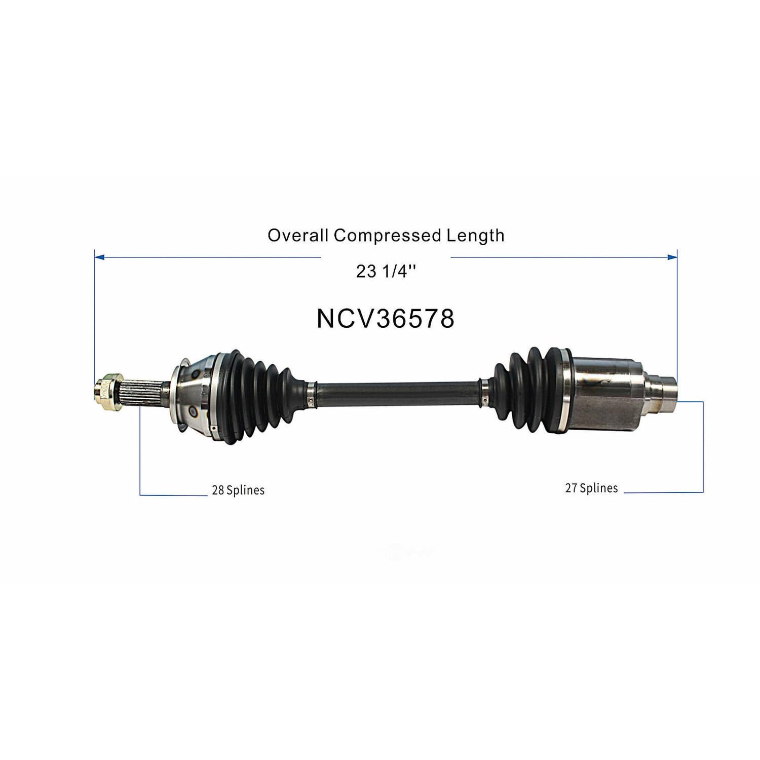 Maxfavor CV Axle Assembly Front Right Compatible with Honda Civic 2006-2011 2.0L, FWD Manual Trans, Front Right Passenger Side CV Axles Joint