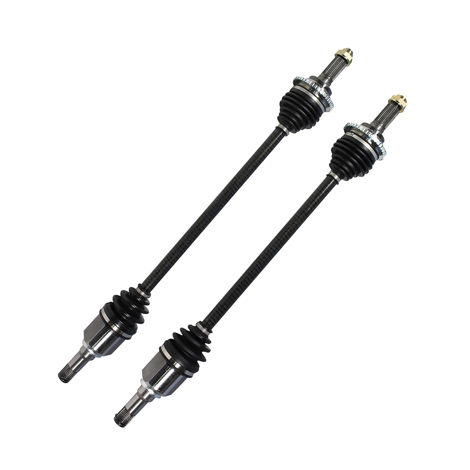 Maxfavor CV Axle Assembly Rear Pair Compatible with 2007-2012 Ford Fusion, 2007-2012 Lincoln MKZ, 2007-2010 Mercury Milan 3.0L 3.5L, FWD AWD, Rear Left Right Side CV Joint Shaft Assembly