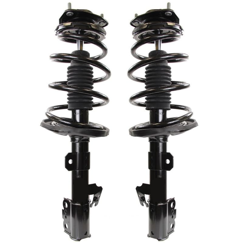 Maxfavor Front Shock Absorber Kit with Coil Springs Compatible with 2004 2005 2006 Toyota Sienna Shock Absorber Assembly Replace OE 1332366L 1332366R Set of 2