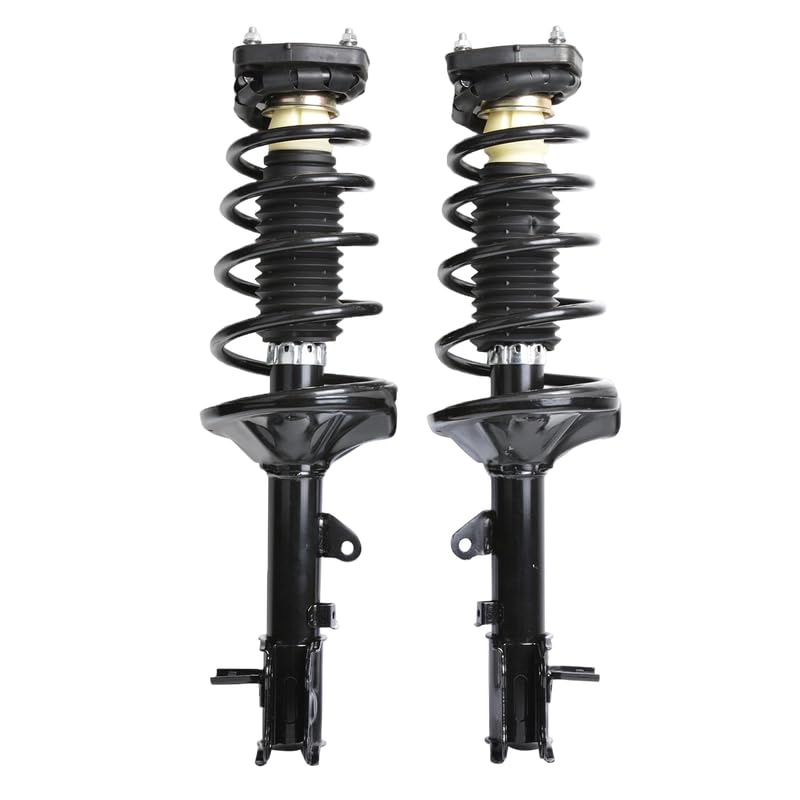 Maxfavor Rear Complete Struts Assembly with Coil Springs Compatible with Hyundai Elantra 2000-2006 Shock Absorber Assembly Replace OE 171406 171407 Set of 2