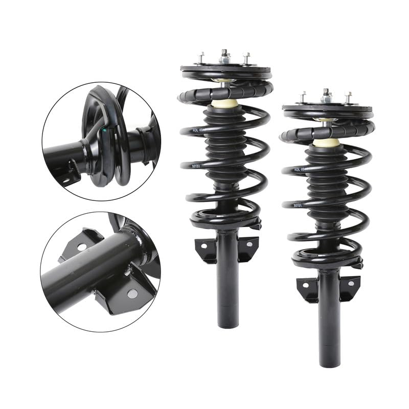 Maxfavor Front Complete Struts Assembly with Coil Springs Compatible with 1995-2003 Ford Windstar Shock Absorber Assembly Replace OE 171920 Set of 2
