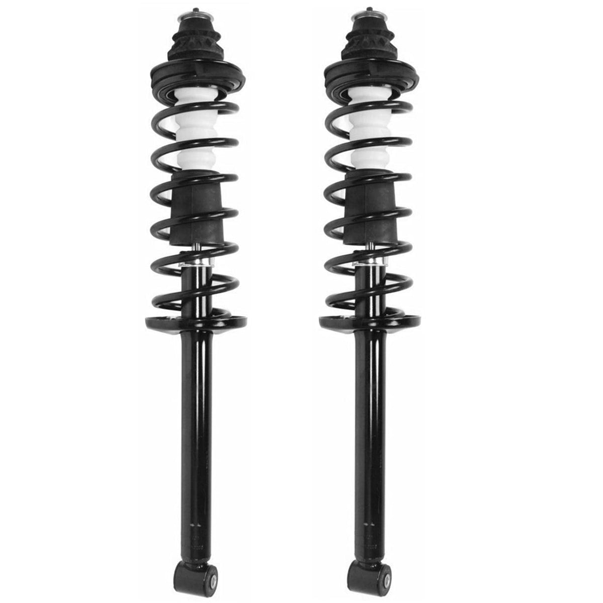 Maxfavor Pair of Rear Shock Absorbers and Struts Assembly with Coil Spring, Compatible with Volkswagen Jetta 1993 1994 1995 1996 1997 1998, Replacement for OE 171265