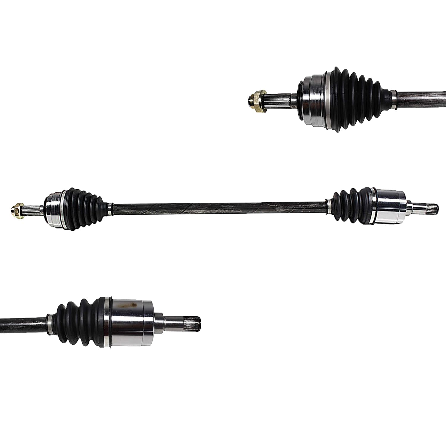 Front Pair CV Axle Shaft Assembly Compatible with Honda Models 1988-1991 CRX/Civic CV Joint Replace 20870388 66-4009 60-4009 7037N 80-3149 91673 94-6035 95-6114 HO-8-8554 HO-8071 19342752 19342833