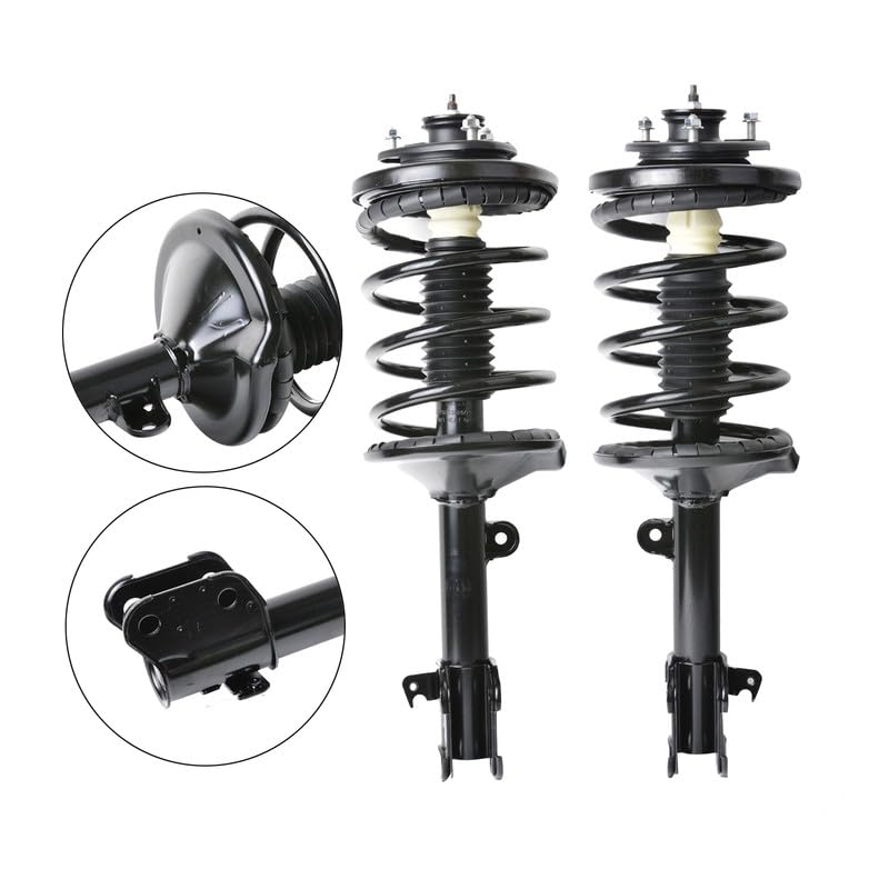 Maxfavor Front Complete Struts Assembly with Coil Springs Compatible with 2001-2002 MDX, for 2003-2005 Pilot Shock Absorber Assembly Replace OE 171451 171452 Set of 2