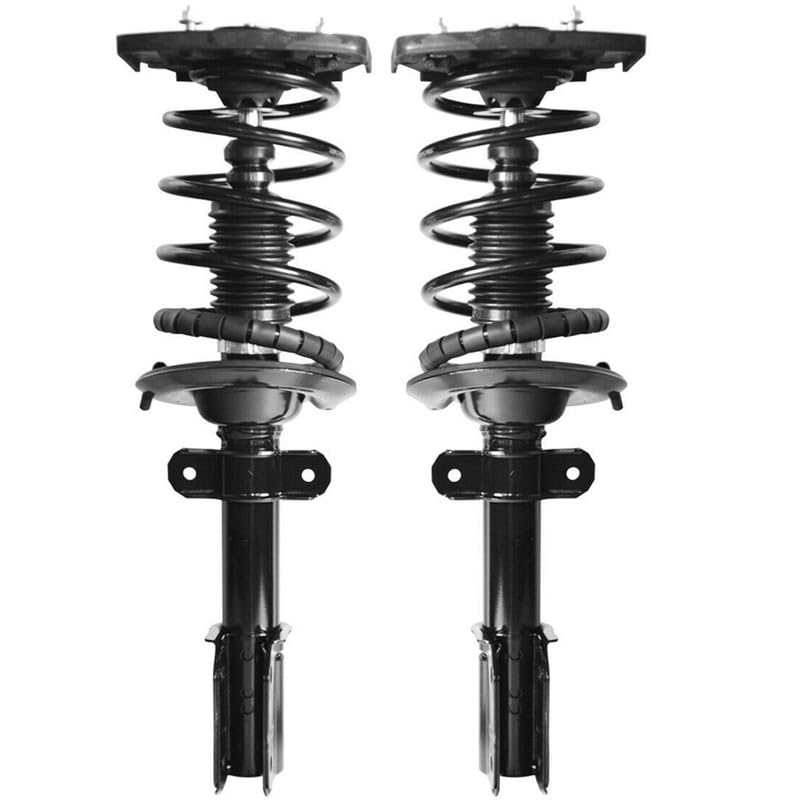 Maxfavor Rear Shock Absorber Kit with Coil Springs Compatible with Chevy Impala 2004-2016, for Pontiac Grand 2004-2007 Shock Absorber Assembly Replace OE 1333354L 3333354L Set of 2