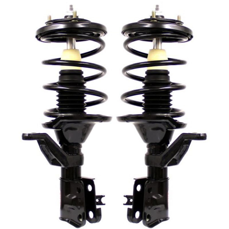 Maxfavor Front Shock Absorber Kit with Coil Springs Compatible with 2003-2005 Civic Gas Engine Shock Absorber Assembly Replace OE 172186 172185 Set of 2