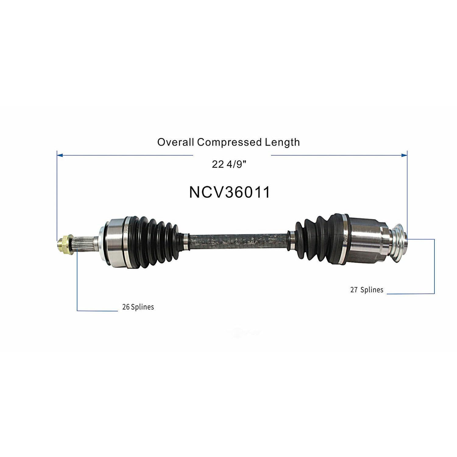 Front Right CV Axle Shaft Assembly Compatible with 2011-2012 CR-Z 2009-2014 Fit CV Joint Replace 44305-TK6-A01 44305-TK6-A10 44305-TK6-A11 44306-TK6-A00 44306-TK6-A01 44306-TK6-A50 44305-TK6-A00