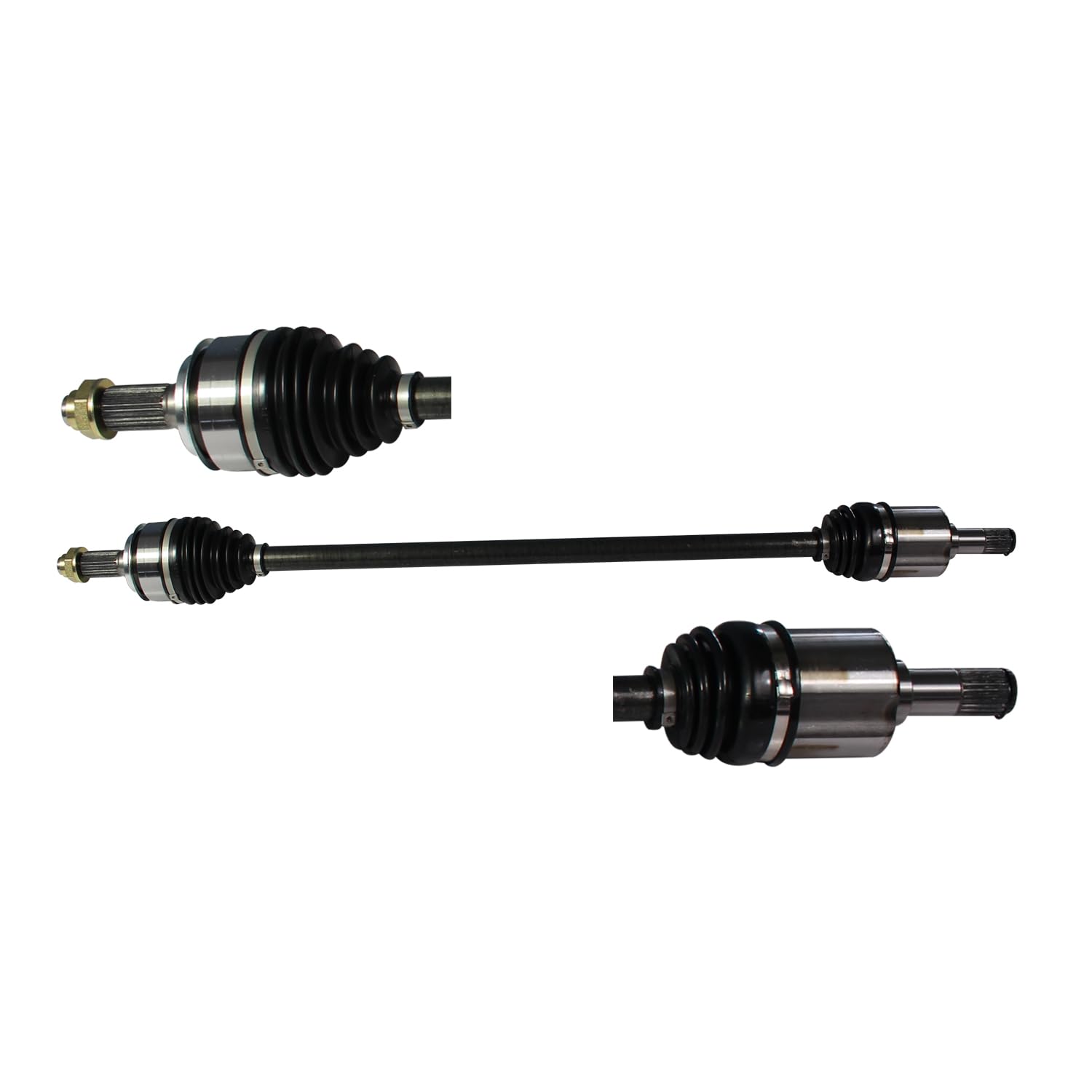 Front Pair CV Axle Shaft Assembly Compatible with Acura Models 2013 ILX Hybrid Fit for Honda Models 2012 Civic Hybrid CV Joint Replace 44306-TR2-A51 44305-TR2-A50 44305-TR2-A51 91230 44306-TR2-A50