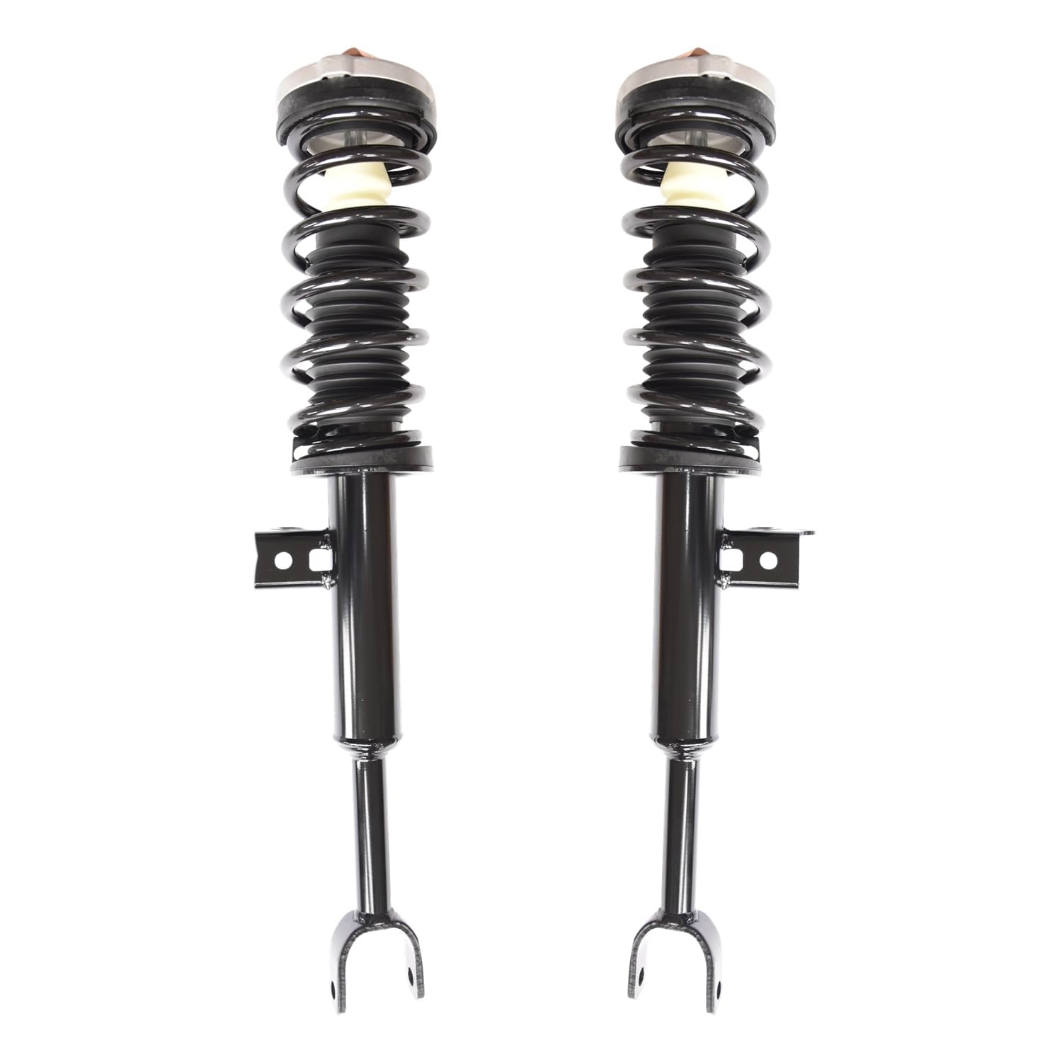 Maxfavor Pair of Front Shock Absorbers and Struts Complete Assembly with Coil Spring Compatible with BMW 528i 2011-2016, BMW 535i 2011-2016, Replacement for 177346 173345