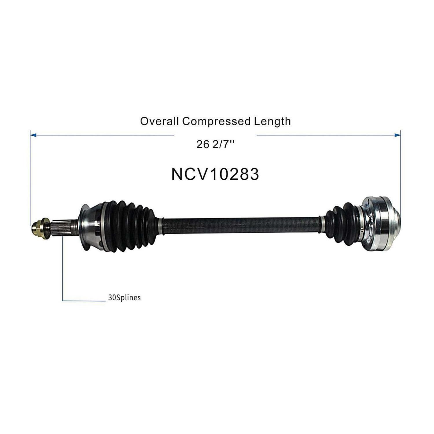 Maxfavor CV Axle Joint Shaft Assembly Compatible with 2013 2014 2015 2016 2017 Cadillac ATS, Premium Luxury Premium Performance Luxury Base Coupe 2-Door/Sedan 4-Door, 2.0L 3.6L, Rear Left Side