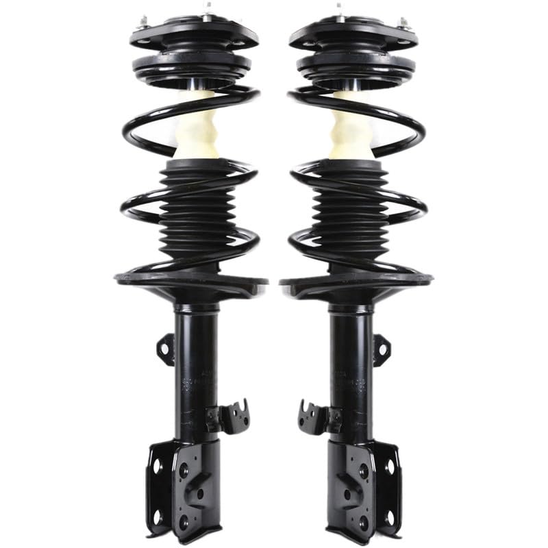 Maxfavor Front Shock Absorber Kit with Coil Springs Compatible with Toyota 2009-2012 Corolla 2011-2013 Matrix Shock Absorber Assembly Replace OE 1333296R 1333412R Set of 2