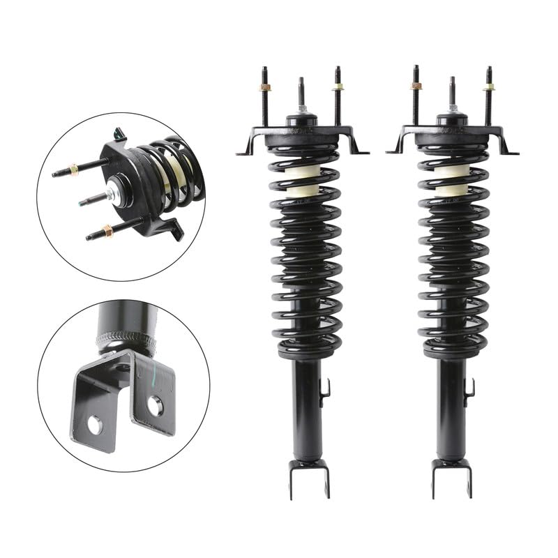 Maxfavor Rear Complete Struts Assembly with Coil Springs Compatible with 2001-2006 Chrysler Sebring Shock Absorber Assembly Replace OE 471311 Set of 2