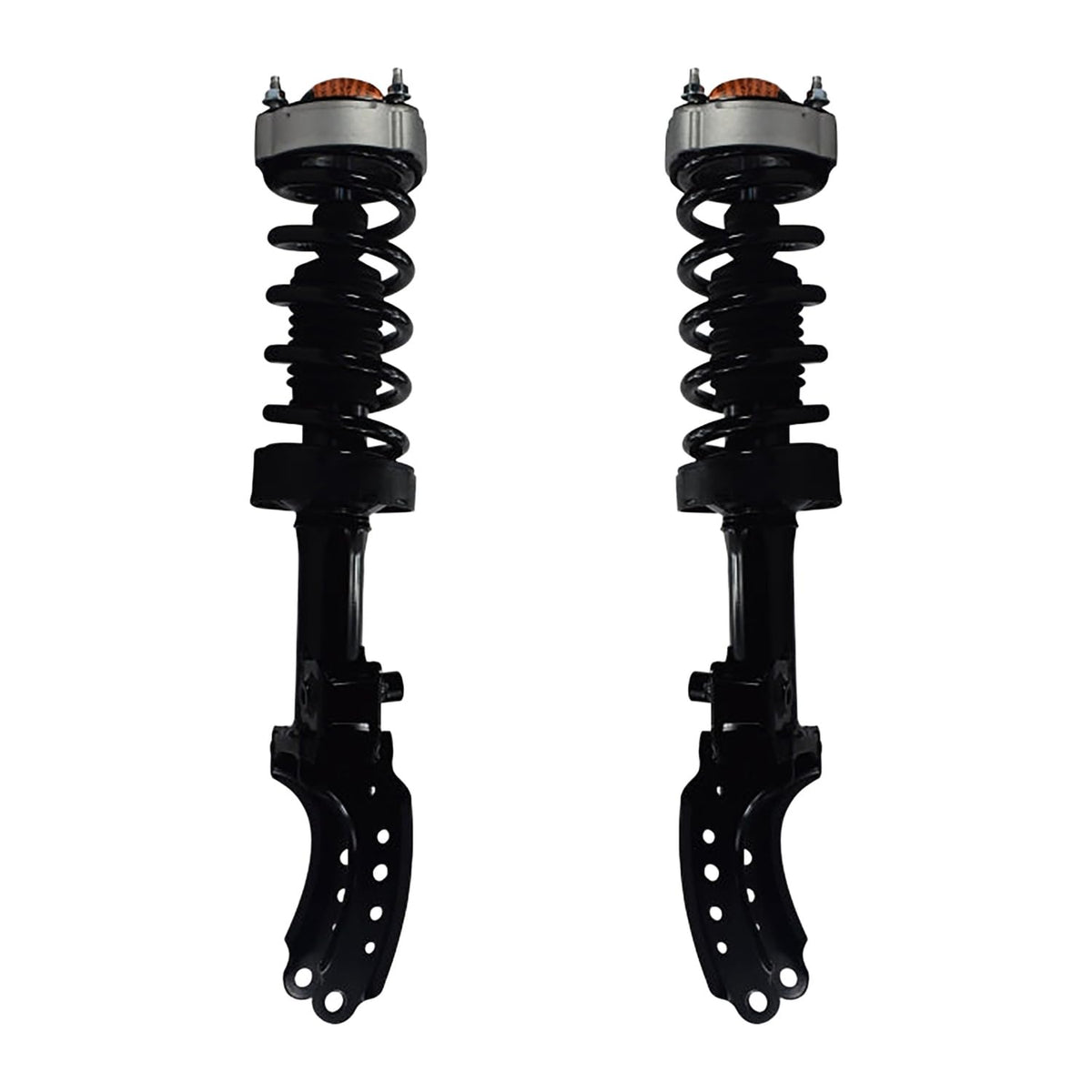 Maxfavor Pair of Front Struts and Shock Absorbers Complete Assembly with Coil Spring Compatible with Volkswagen Touareg 2011 2012 2013 2014 2015 2016 2017, Replacement for 1355038L 1355038R