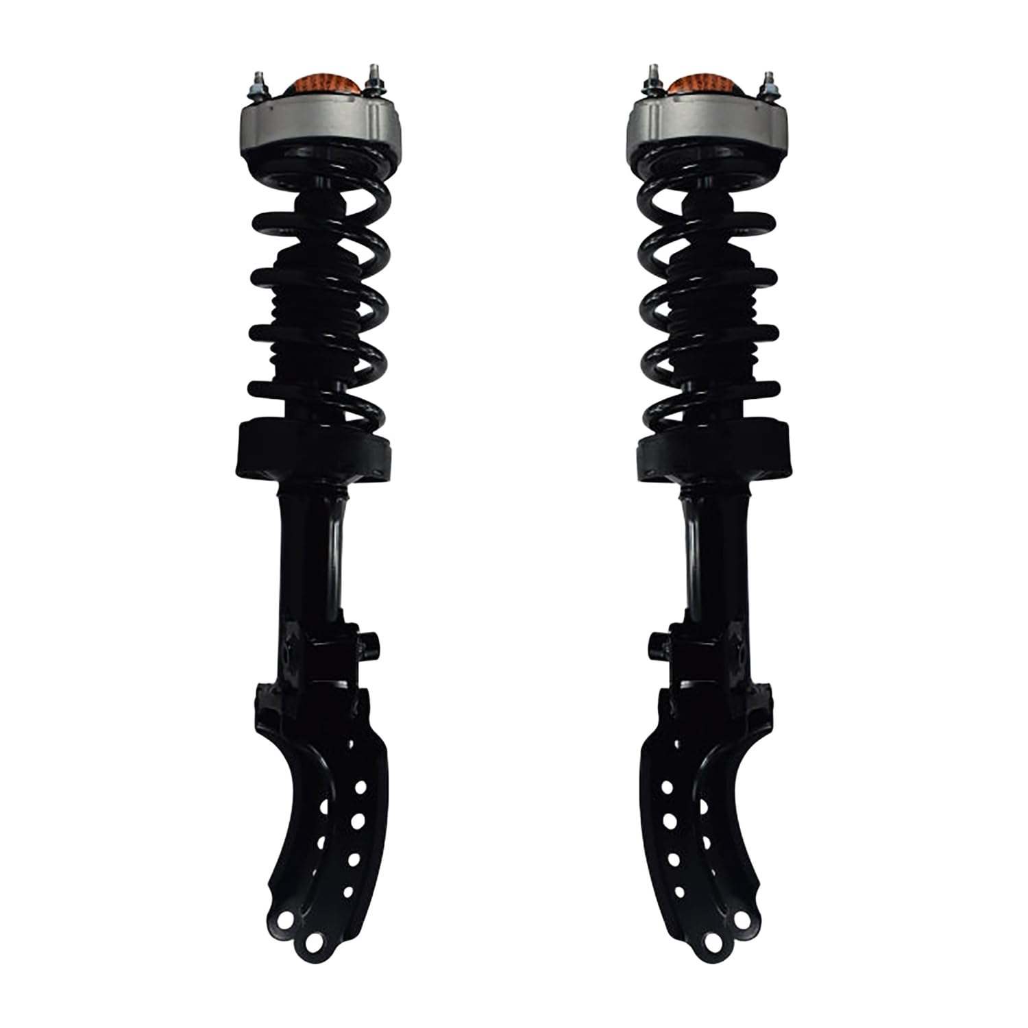 Maxfavor Pair of Front Struts and Shock Absorbers Complete Assembly with Coil Spring Compatible with Volkswagen Touareg 2011 2012 2013 2014 2015 2016 2017, Replacement for 1355038L 1355038R