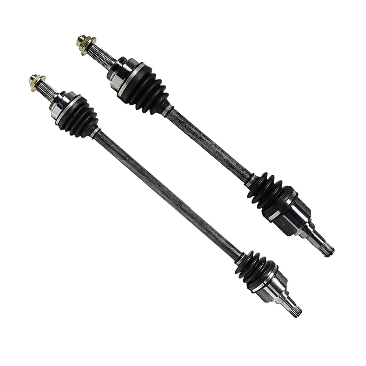 Front Pair CV Axle Shaft Assembly Compatible with 1988-1990 Festiva LX 1988-1993 Festiva L 1990 Festiva L Plus 1990-1993 Festiva GL CV Joint Replace 19343001 20870505 66-2018 60-2018 FOBZ-3B436-C