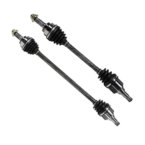 Front Pair CV Axle Shaft Assembly Compatible with 1988-1990 Festiva LX 1988-1993 Festiva L 1990 Festiva L Plus 1990-1993 Festiva GL CV Joint Replace 19343001 20870505 66-2018 60-2018 FOBZ-3B436-C