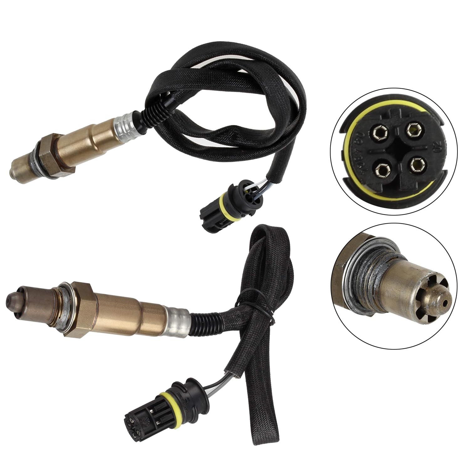 Maxfavor 2Pcs 234-4897 234-4899 Upstream Downstream O2 Oxygen Sensor Compatible with 2006-2007 Mercedes-Benz R500 5.0L, 2007 Mercedes-Benz ML500 5.0L, 2005-2011 Mercedes-Benz SLK55 AMG 5.5L O2 Sensor