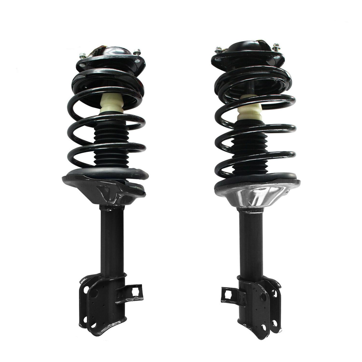 Maxfavor Pair of Front Shock Absorbers and Struts Complete Assembly with Coil Spring Compatible with Subaru Forester 1998 1999 2000 Manual Transmission, Replacement for 171413 171412
