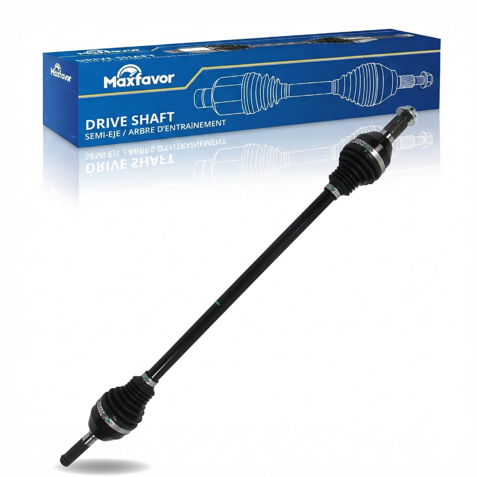 Maxfavor CV Axle Front Left Compatible with 2017-2019 Can-Am Maverick X3 X rs Turbo R, 2017-2018 Can-Am Maverick X3 Max X rs Turbo R, Front Driver Left Side CV Axle Joint Shaft Assembly