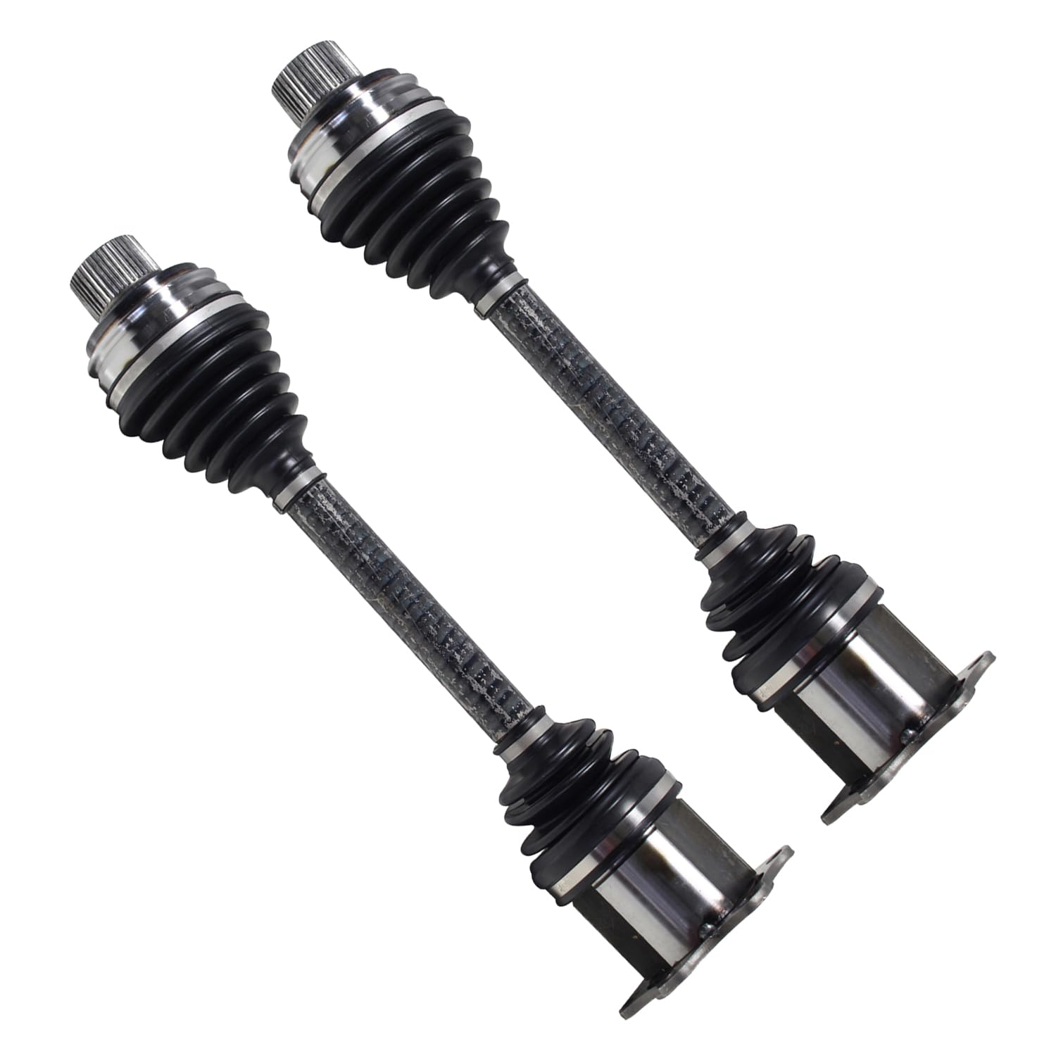 Front Pair CV Axle Shaft Assembly Compatible with Compatible with Audi Models 2008-2012 A4/A5 Quattro CV Joint Replace AD-8761 66-7386 60-7386 B14988N B16454N 77547 95-2382 19365006 8K0-407-271-P
