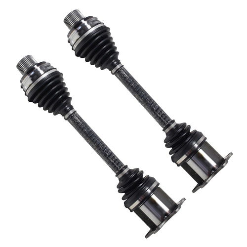 Front Pair CV Axle Shaft Assembly Compatible with Compatible with Audi Models 2008-2012 A4/A5 Quattro CV Joint Replace AD-8761 66-7386 60-7386 B14988N B16454N 77547 95-2382 19365006 8K0-407-271-P