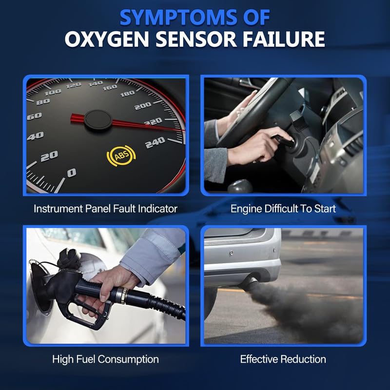 Maxfavor 234-4350 Oxygen O2 Sensor Downstream Compatible with 2013-2014 ILX, for Civic 2006 2007 2008 2009 2010 2011 2012 2013 2014 2015 2016