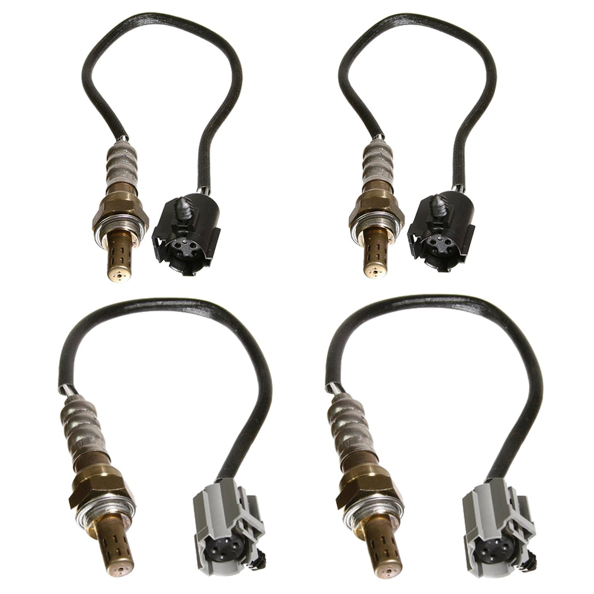 Maxfavor Upstream Downstream Oxygen Sensor Replacement for 1996 1997 1998 Jeep Grand Cherokee V8-5.2L, for 1997 1998 1999 2000 Jeep Cherokee L4-2.5L 02 Sensor 234-4077 234-4078