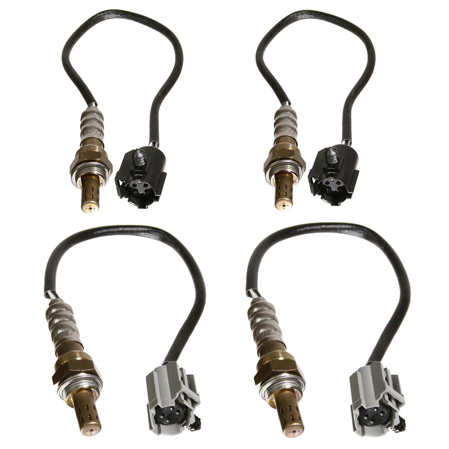 Maxfavor Upstream Downstream Oxygen Sensor Replacement for 1996 1997 1998 Jeep Grand Cherokee V8-5.2L, for 1997 1998 1999 2000 Jeep Cherokee L4-2.5L 02 Sensor 234-4077 234-4078
