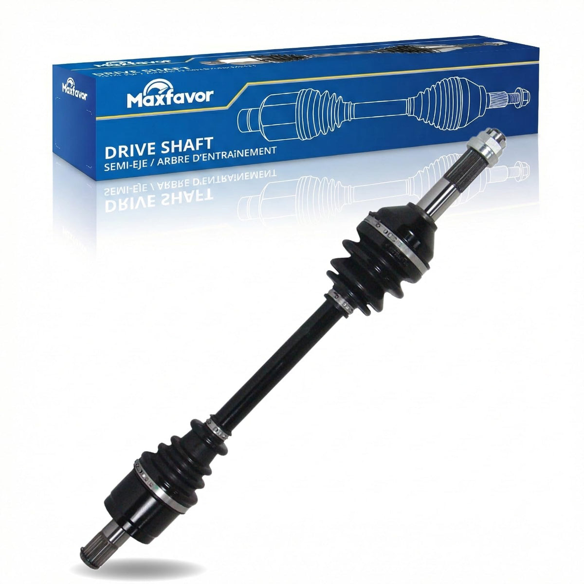 Maxfavor CV Axle Rear Compatible with 2012-2019 Kawasaki KVF750 Brute Force 4x4i EPS, 2005-2019 Kawasaki KVF750 Brute Force 4x4i, Rear Left Right Side CV Axle Joint Shaft Assembly