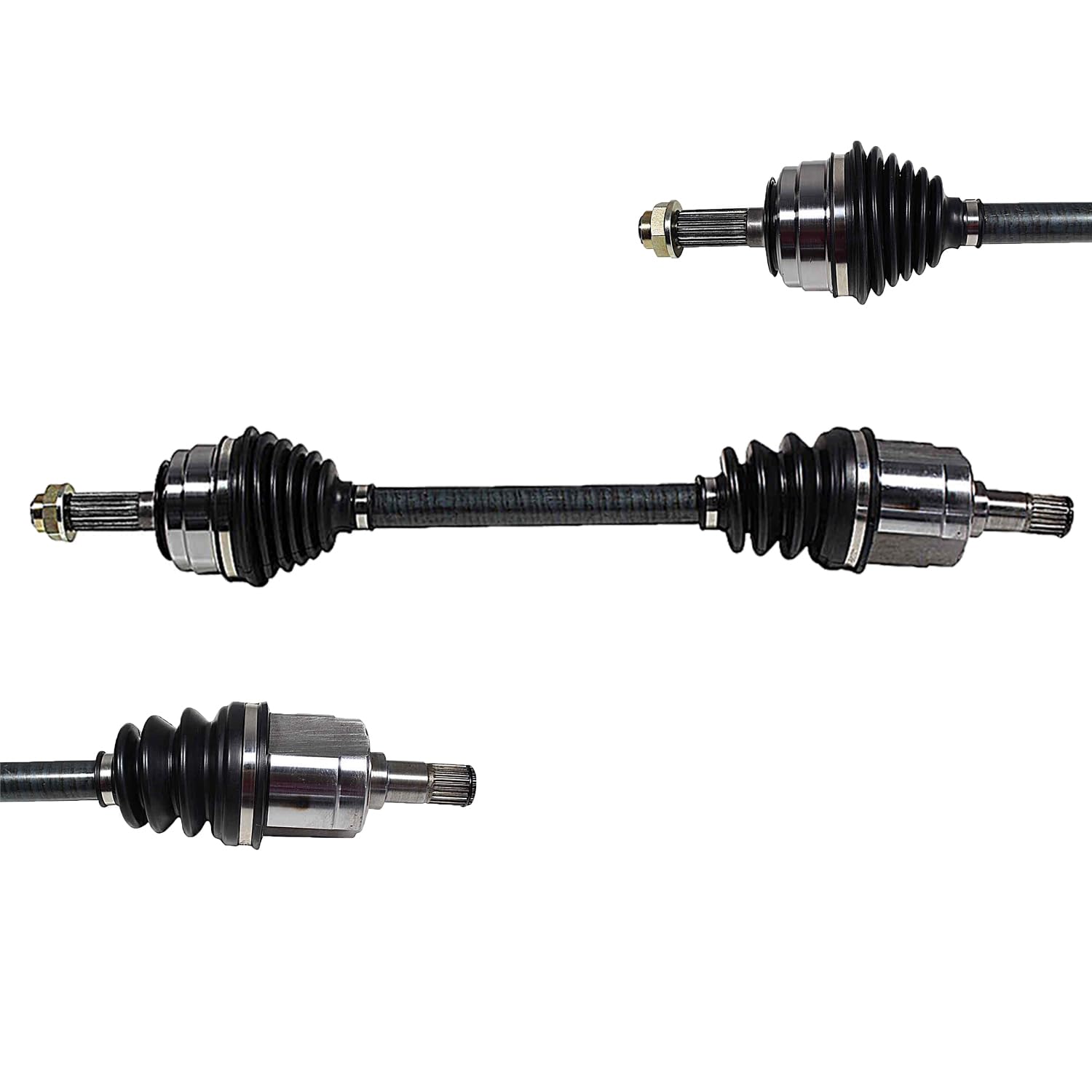 Front Pair CV Axle Shaft Assembly Compatible with Honda Models 1988-1991 CRX/Civic CV Joint Replace 20870388 66-4009 60-4009 7037N 80-3149 91673 94-6035 95-6114 HO-8-8554 HO-8071 19342752 19342833