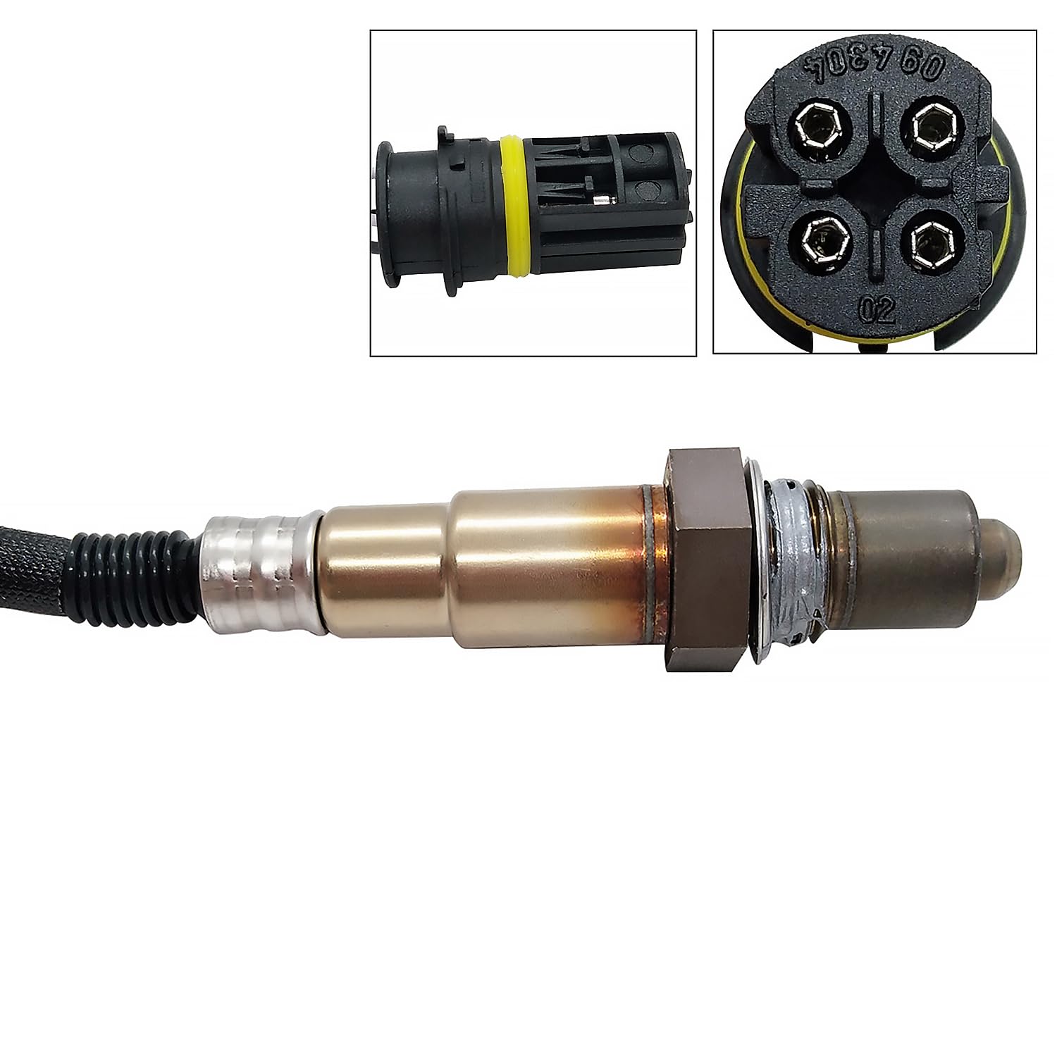 Maxfavor 2Pcs 234-4892 * 2 Downstream O2 Oxygen Sensor Compatible with 2012-2015 BMW M5, 2012-2015 BMW M6, 2014-2015 M6 Gran Coupe 4.4L Oxygen O2 Sensor