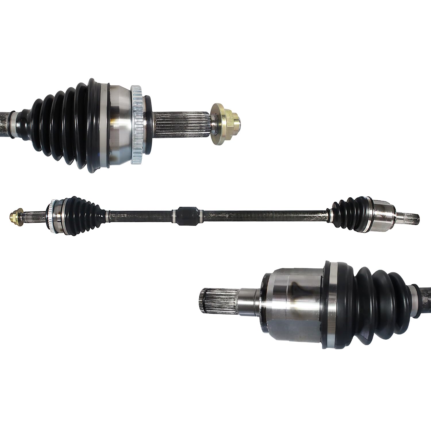 Front Pair CV Axle Shaft Assembly Compatible with Hyundai Models 2013-2017 Elantra CV Joint Replace 49500-3Y100 49501-3X100 49501-A7100 49501-A7180 12167763 89001 11920274 88765 HY-8-8625A 49500-3X100