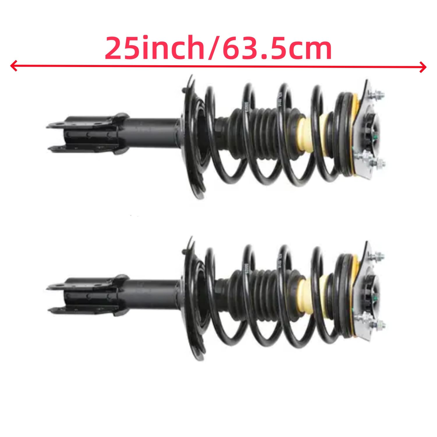 Maxfavor Front Struts Complete Shock Absorber SET OF 2 Assembly Compatible with Chevy Impala 2000-2005, for Buick 2005-2009 Allure 2005-2008 LaCrosse 1997-2002 Pontiac Grand Replacement 171661