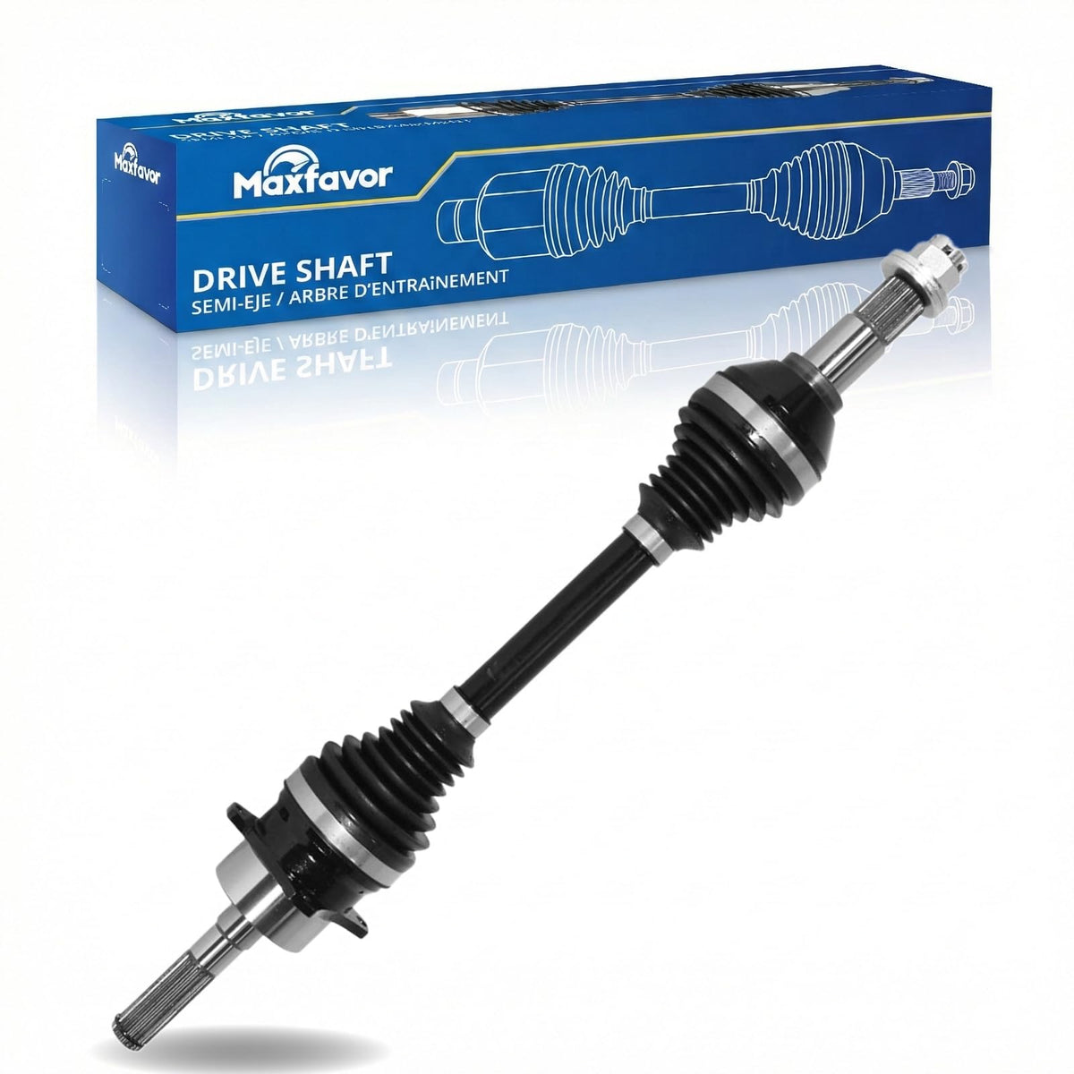 Maxfavor CV Axle Front Right Compatible with 2011-2012 Can-Am Outlander Max 800R EFI LTD, 2011-2012 Can-Am Outlander Max 800R EFI, Front Right Passenger Side CV Axle Joint Shaft Assembly