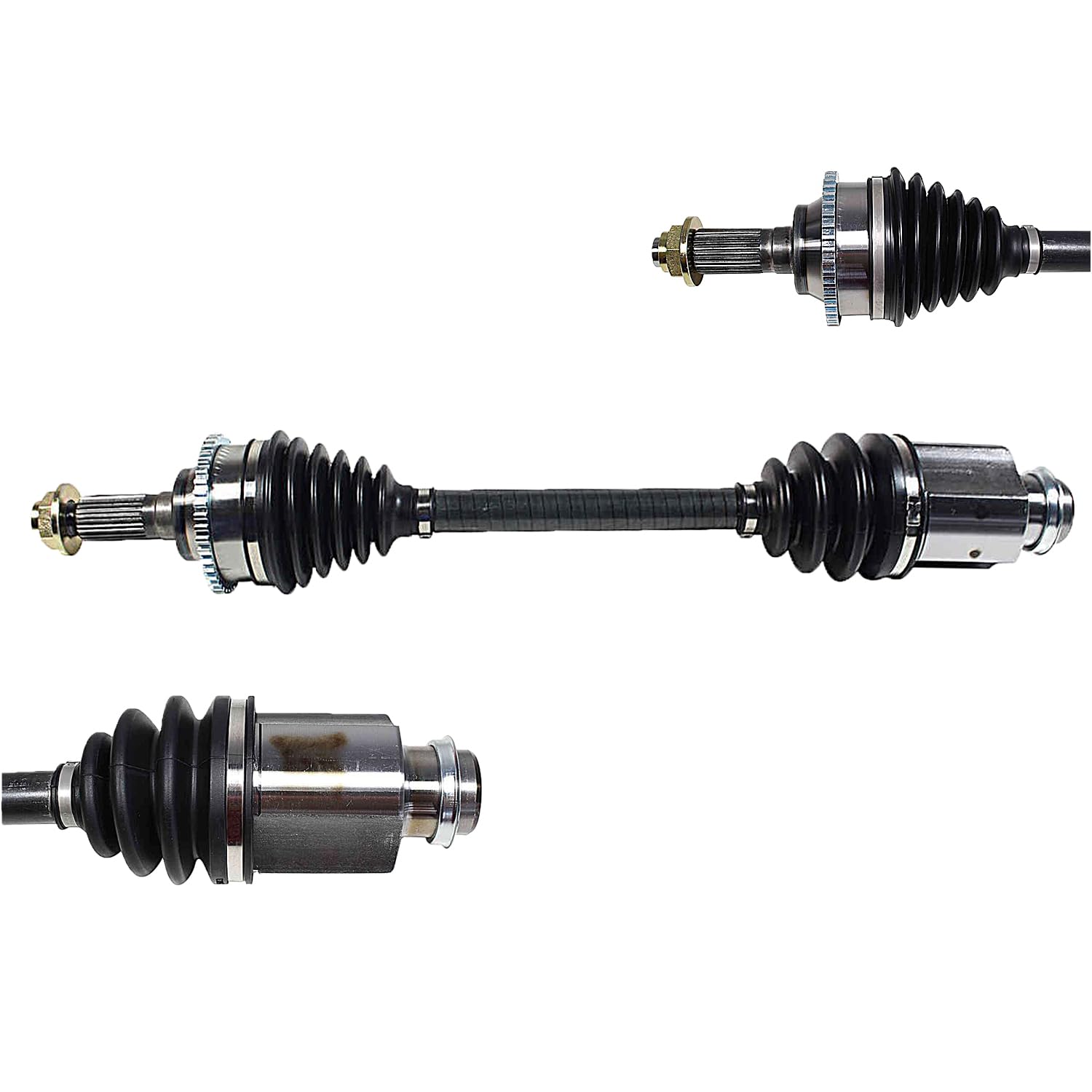 MAXFAVOR Pair(2) Front CV Axle Joint Shaft Assembly Compatible with Ford Fusion 2006-2009 / Mazda 6 2003-2008, Mercury Milan 2006-2009 L4 2.3L CV Joint Axle Shaft Assembly Left Right