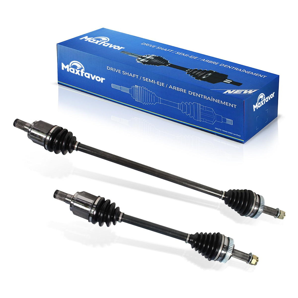 Maxfavor Conjunto de junta de eje CV compatible con Toyota Corolla 2003 2004 2005 2006 2007 2008 CE LE S Sedan 4 puertas 1.8L L4 automático trans, izquierdo derecho delantero (lado del conductor del