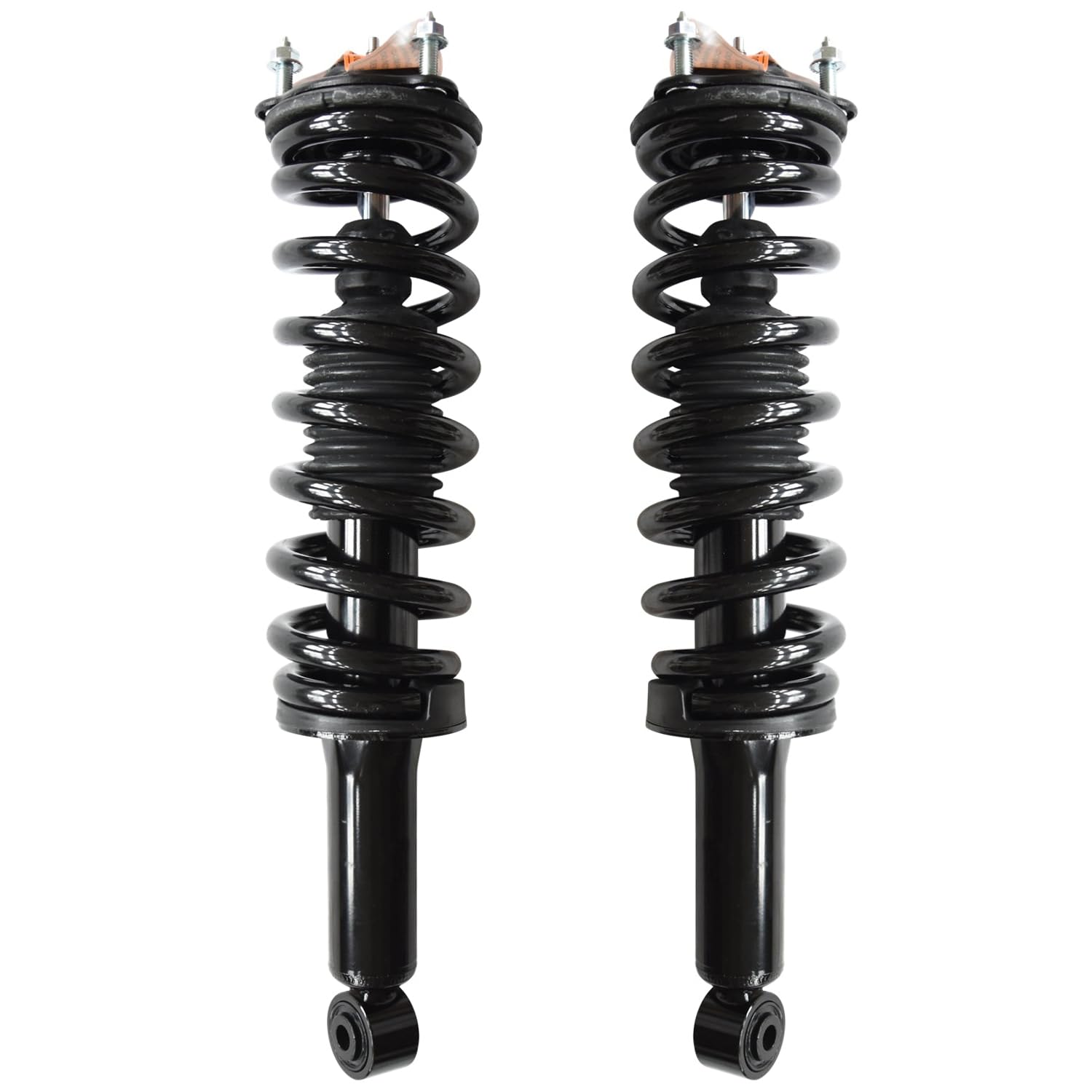 Maxfavor Pair of Front Shock Absorbers and Struts Complete Assembly with Coil Spring Compatible with Jaguar S-Type 2000 2001 2002, Replacement for 171366L 171366R