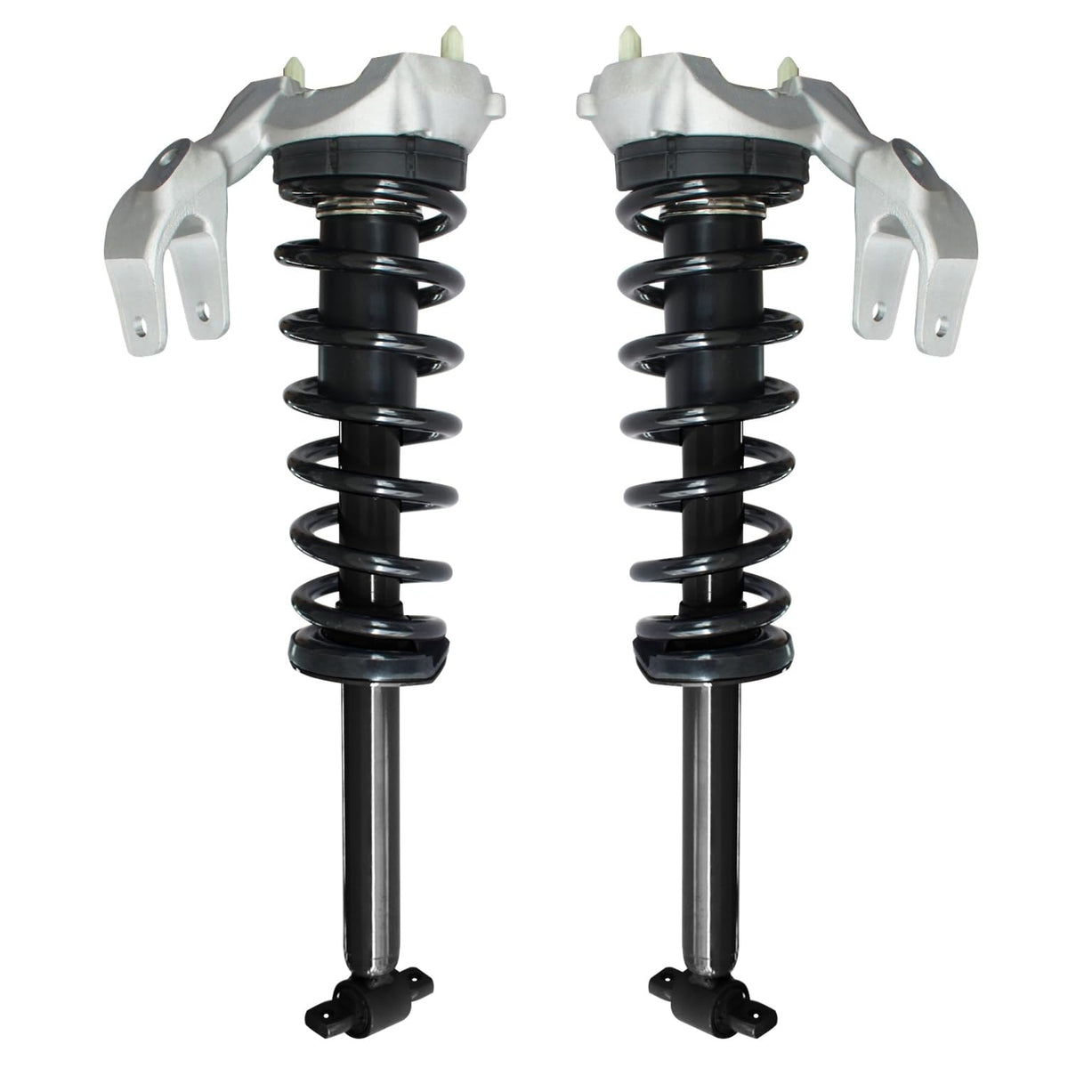 Maxfavor Pair of Front Shock Absorbers and Struts Complete Assembly with Coil Spring Compatible with Cadillac CTS 2003 2004 2005 2006 2007, Replacement for 1345709L 1345709R