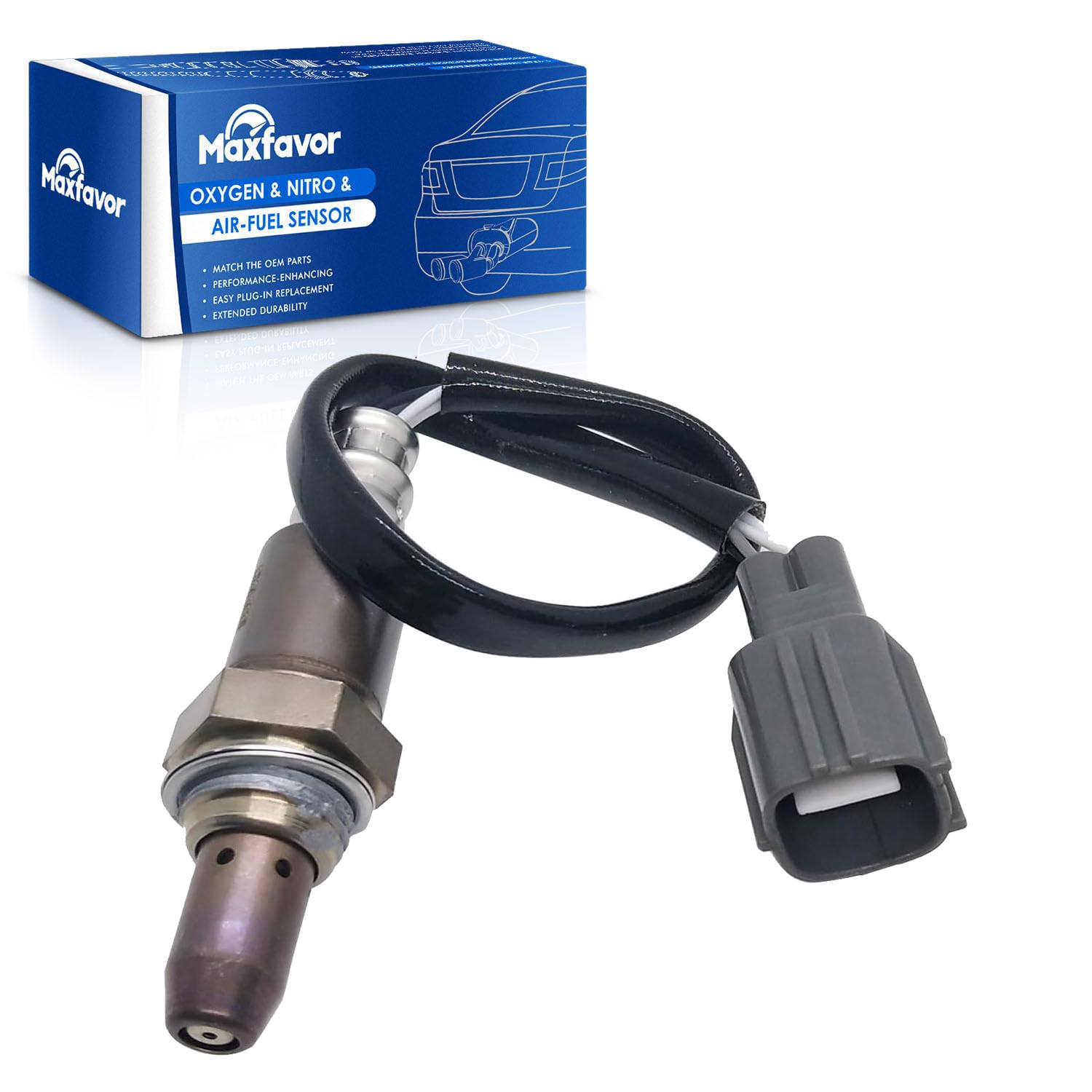 Maxfavor Upstream O2 Oxygen Sensor Fit for 2013-2015 Toyota Rav4 L4-2.5L,2012-2014 Venza V6-3.5L Right,2012-2014 Sienna 3.5L AWD or FWD Right,2011-2016 Highlander 3.5L Hybrid Engine 02 Sensor 234-9114